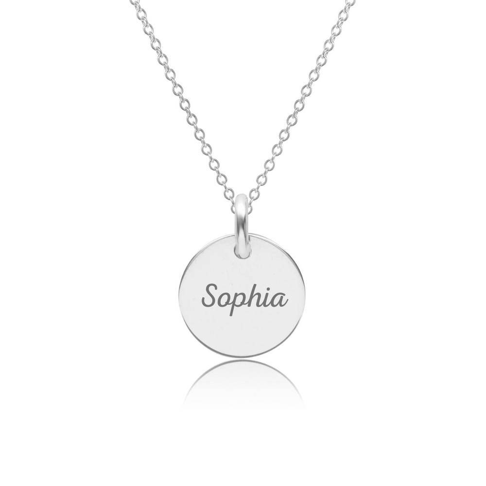 Circle Tag Necklace