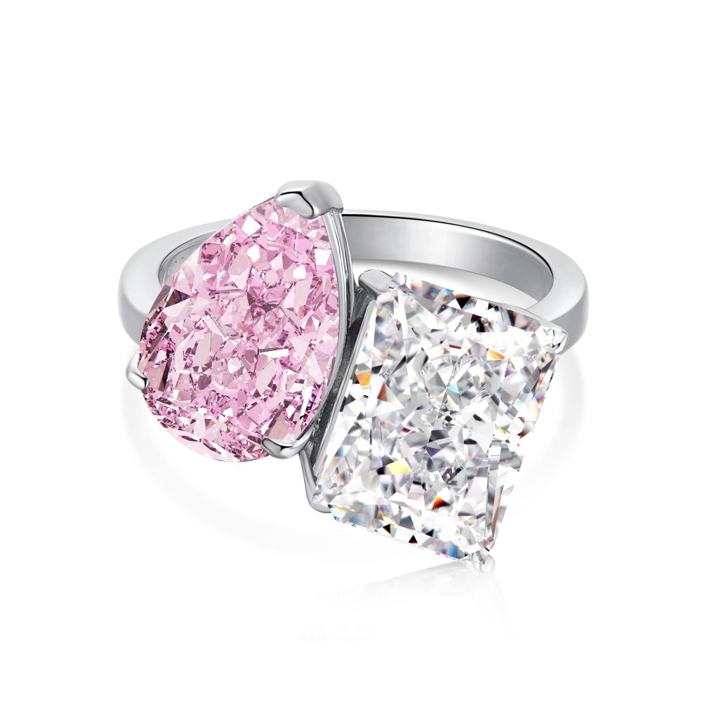 Duo Birthstone Toi Et Moi Ring