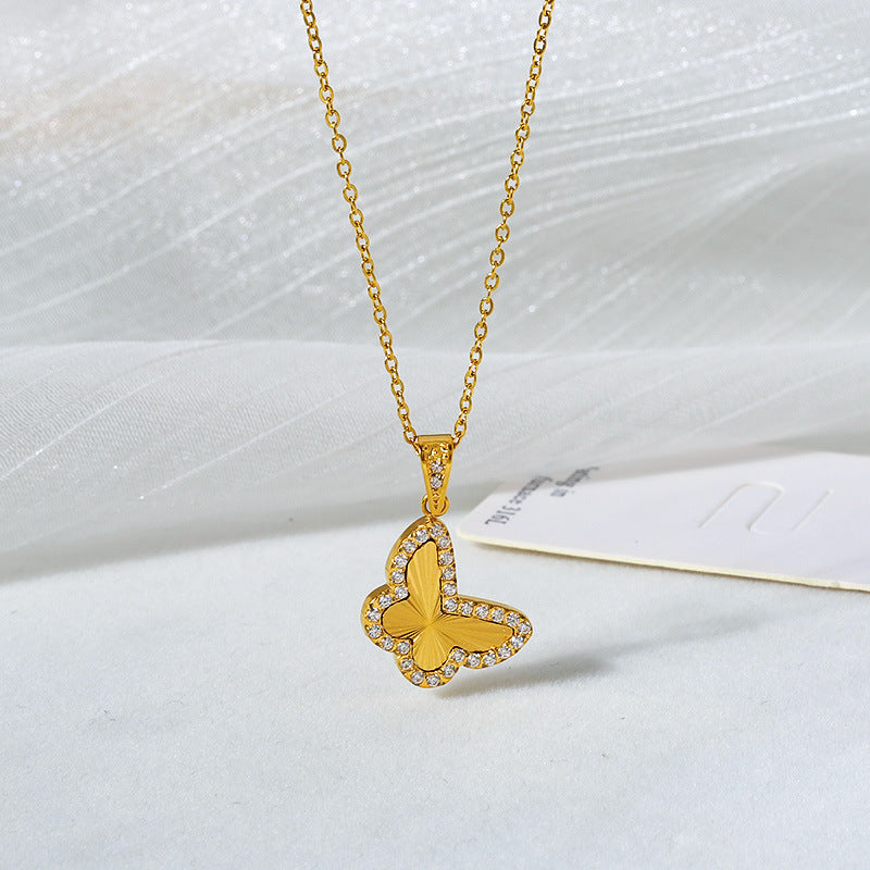 Elaria Butterfly Necklace