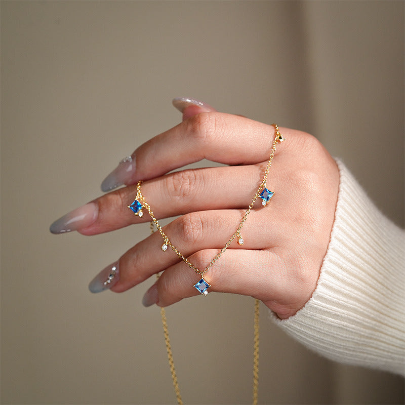 Celeste Cube Necklace