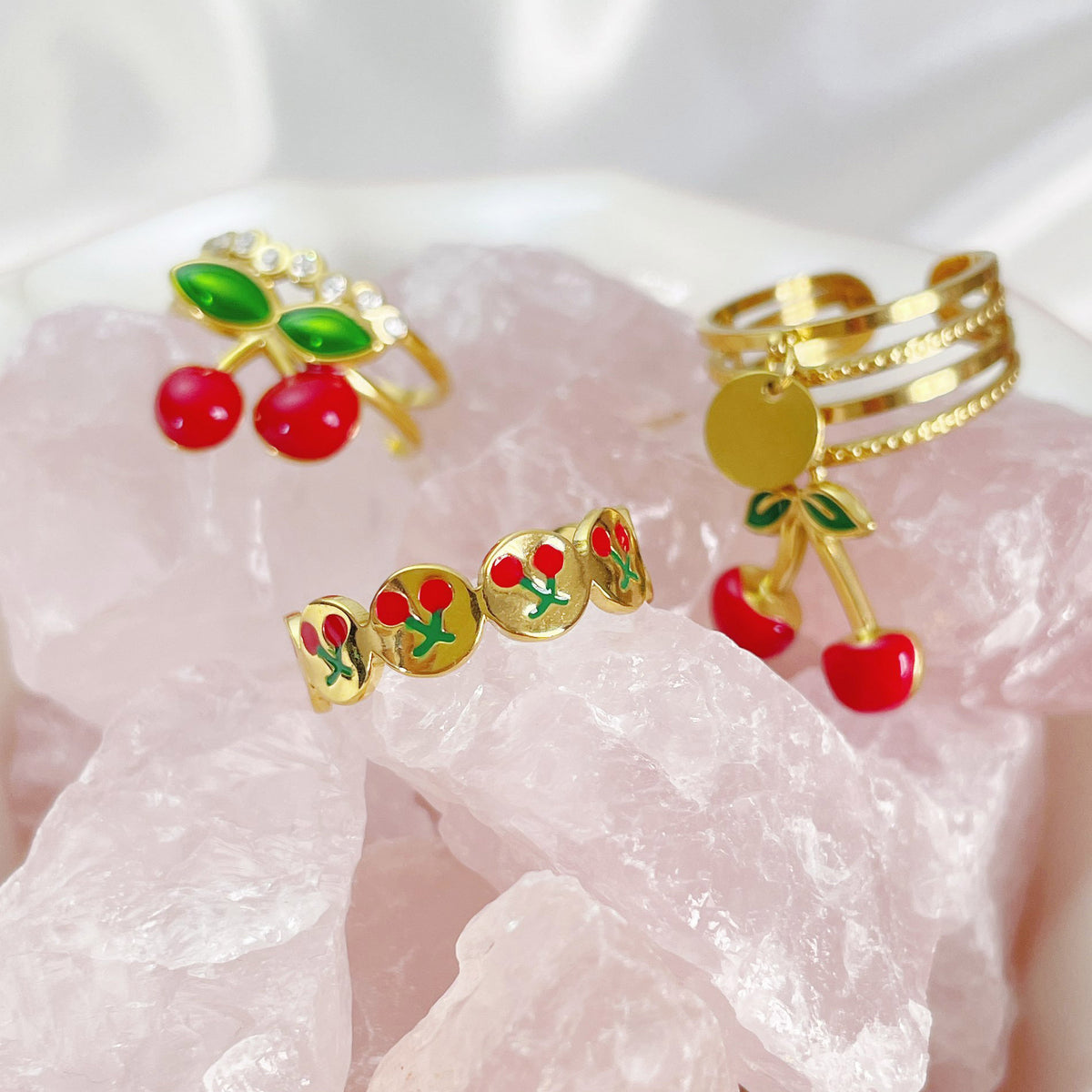 Cherry Rings Sweet Cherry Ring – FulyLove
