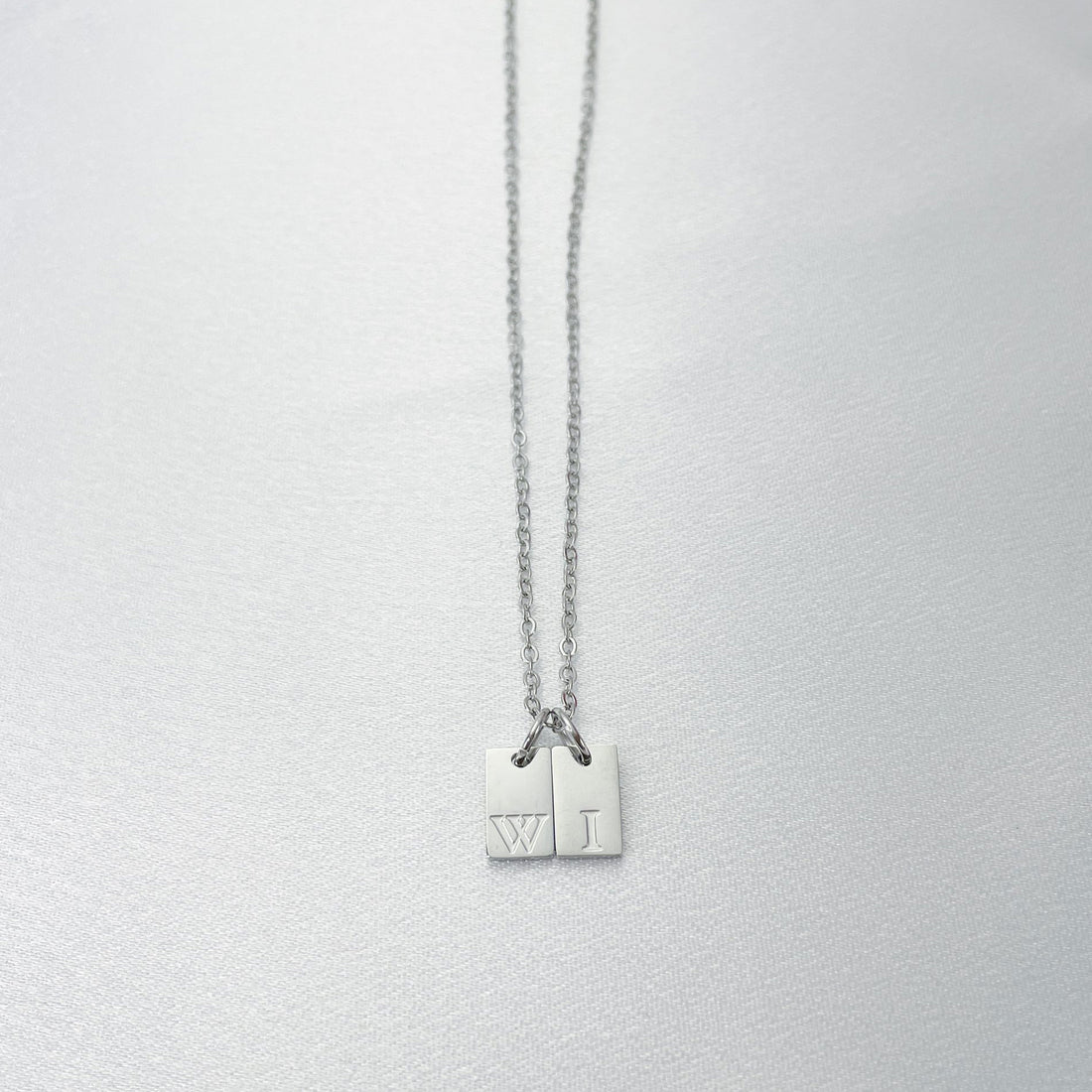 Personalized Initial Tag Necklace