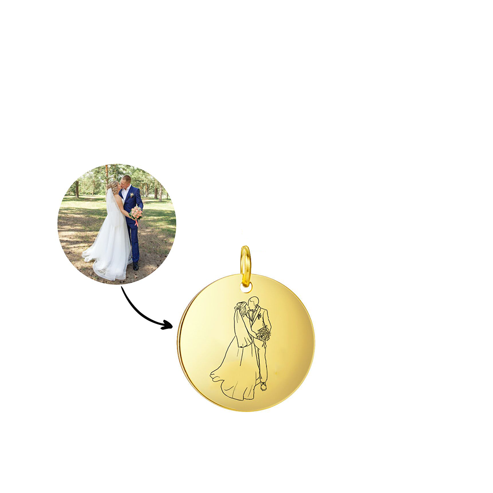 Photo Outline Circle Tag