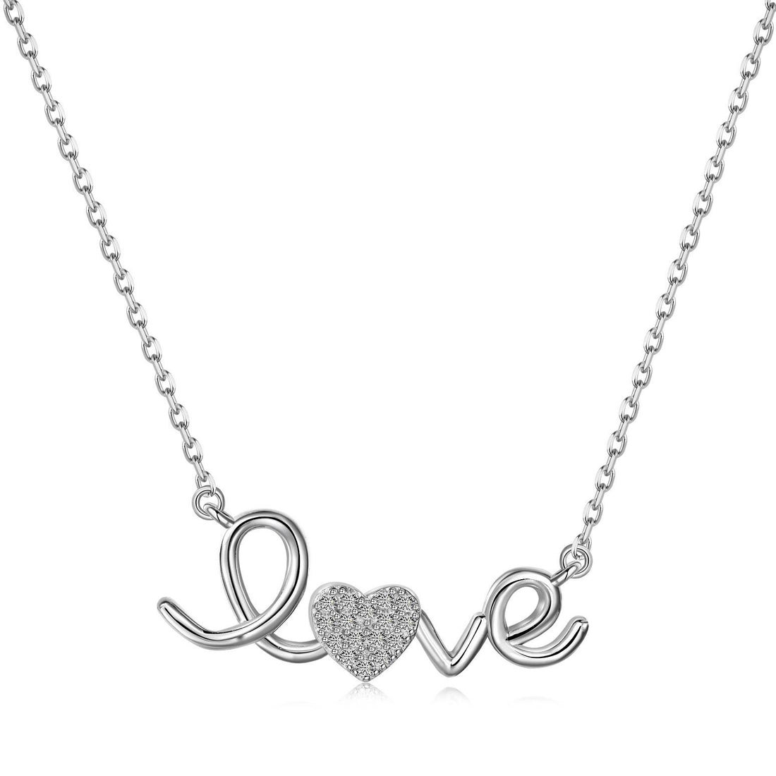 Sterling Silver Eternal Love Necklace